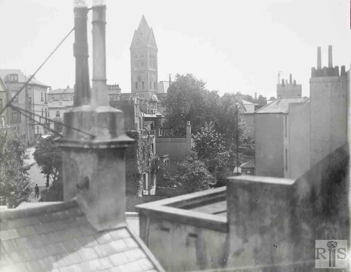 ROOF TOP VIEW OF CLIFTON ROAD CONGREGATIONAL CHURCH