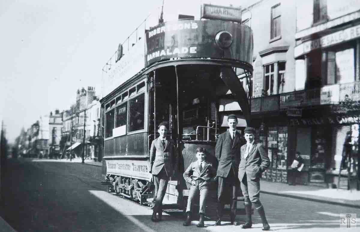 QUEENS ROAD - AT THE TIME OF THE TRAMS